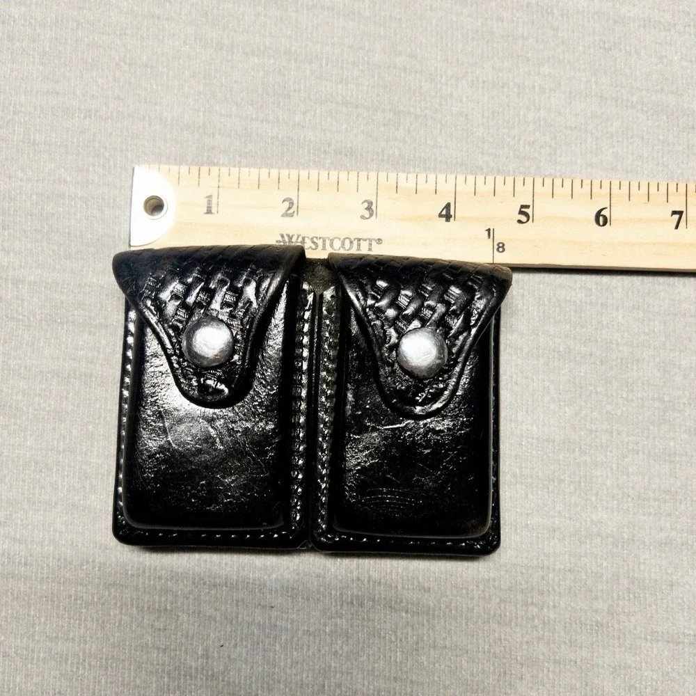 Vintage Leather C.A. Hoffman & Son Basketweave Duty Belt Add On‎